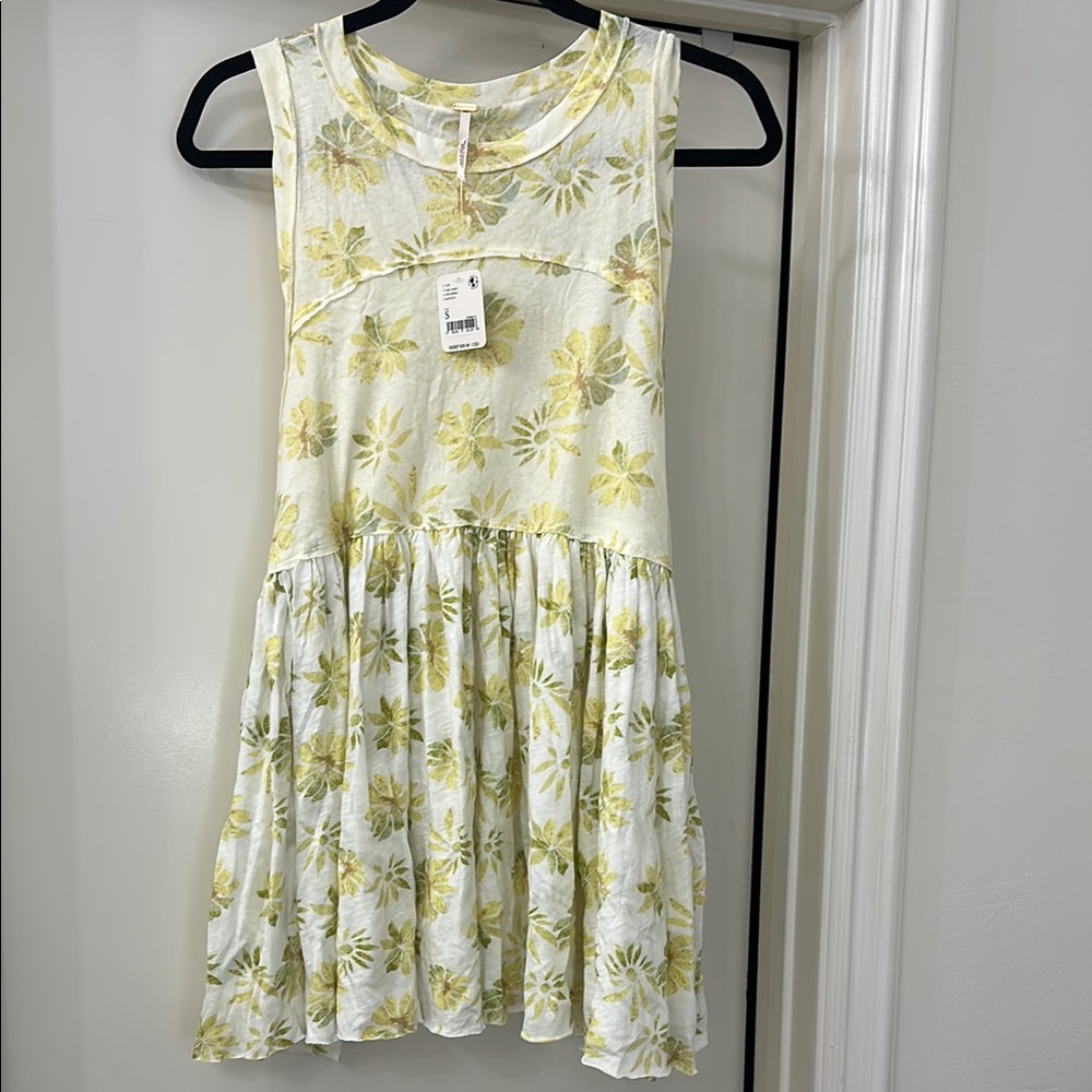 Free People Floral Tee dress